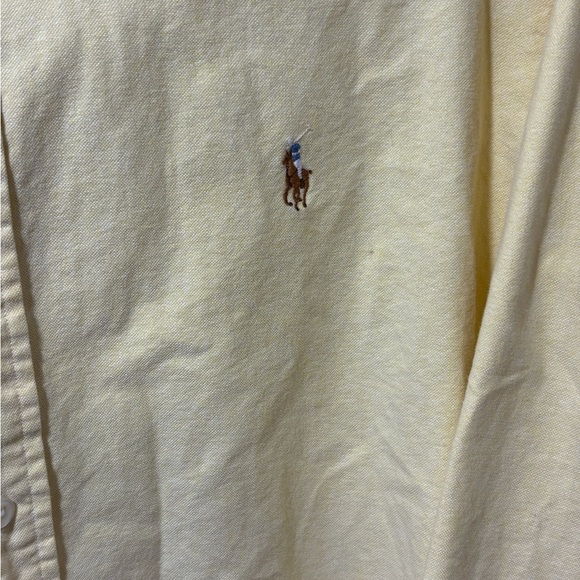 Polo Ralph Lauren Men’s Yellow Oxford Shirt XXL - Picture 3 of 4